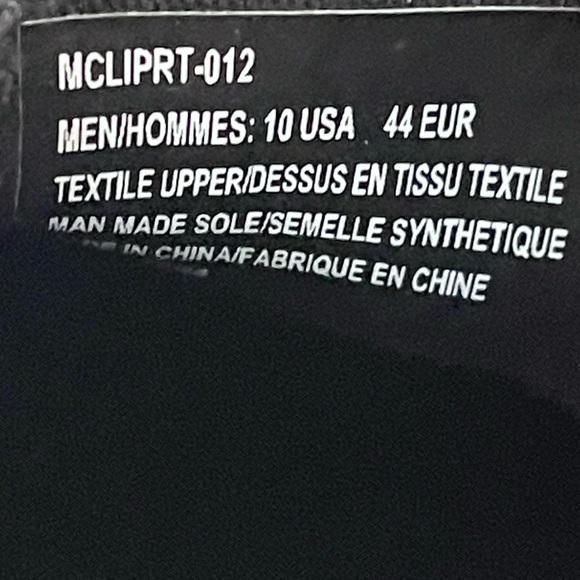 LUGZ Men’s Clipper Casual Slipon Loafer Sneaker Size 10 in Charcoal/Black/White - Picture 9 of 10
